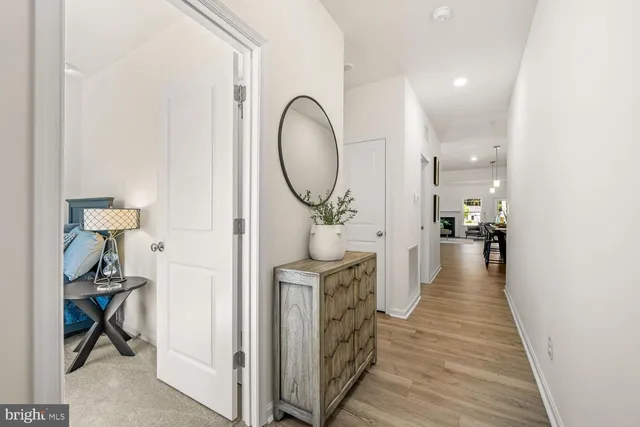 a very nice looking room with a wooden floor