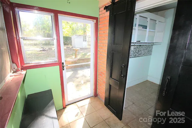 a view of front door