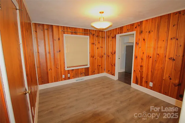 a large space with closet area