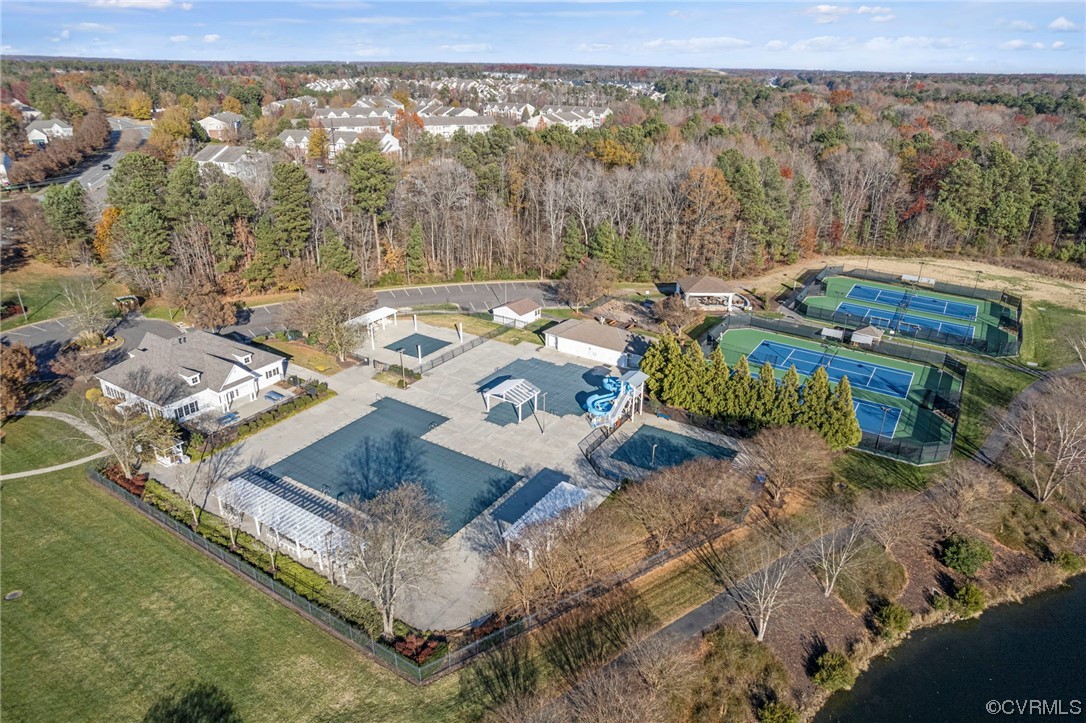 5124 Park Commons Loop Glen Allen, VA 23059 - Photo 29 of 30 an aerial view of a house with a yard