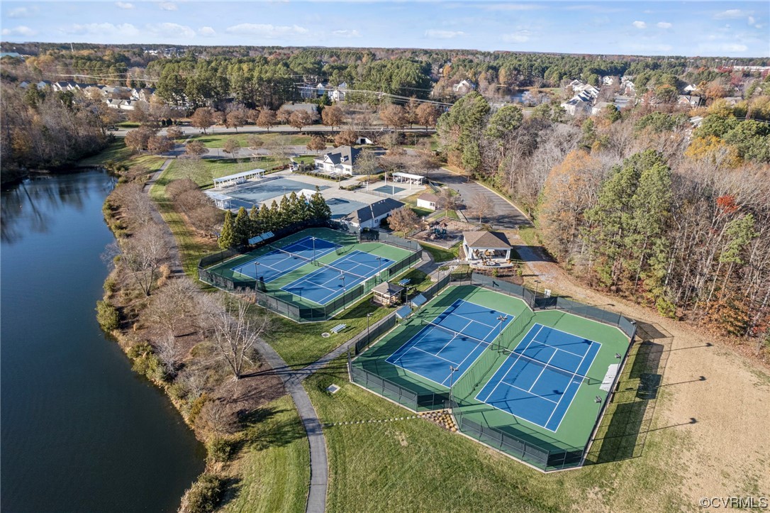 5124 Park Commons Loop Glen Allen, VA 23059 - Photo 30 of 30 an aerial view of a house with a garden
