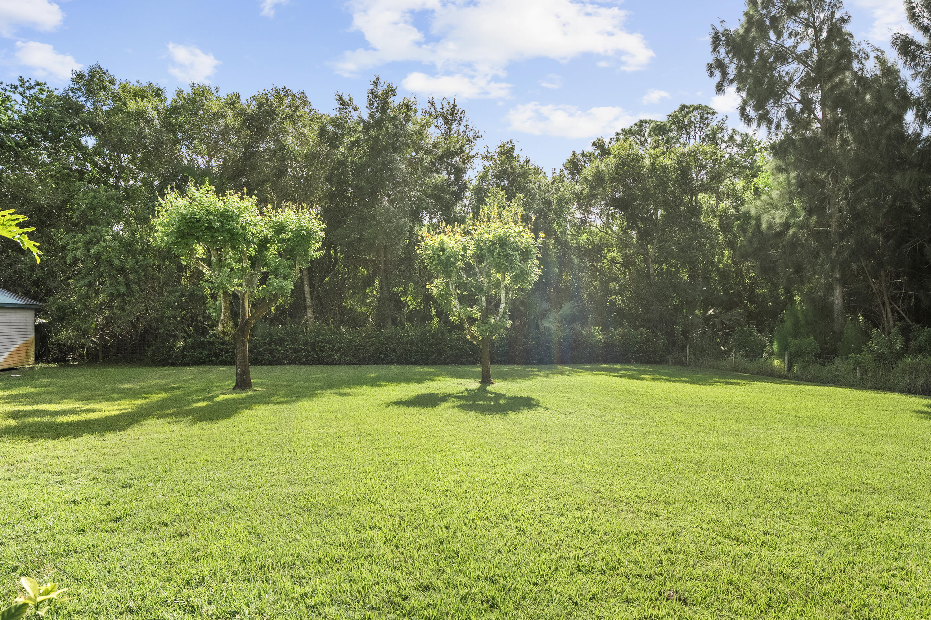 1234 Southwest Locks Road Stuart, FL 34997 - Photo 35 of 53 a backyard of a house with lots of green space
