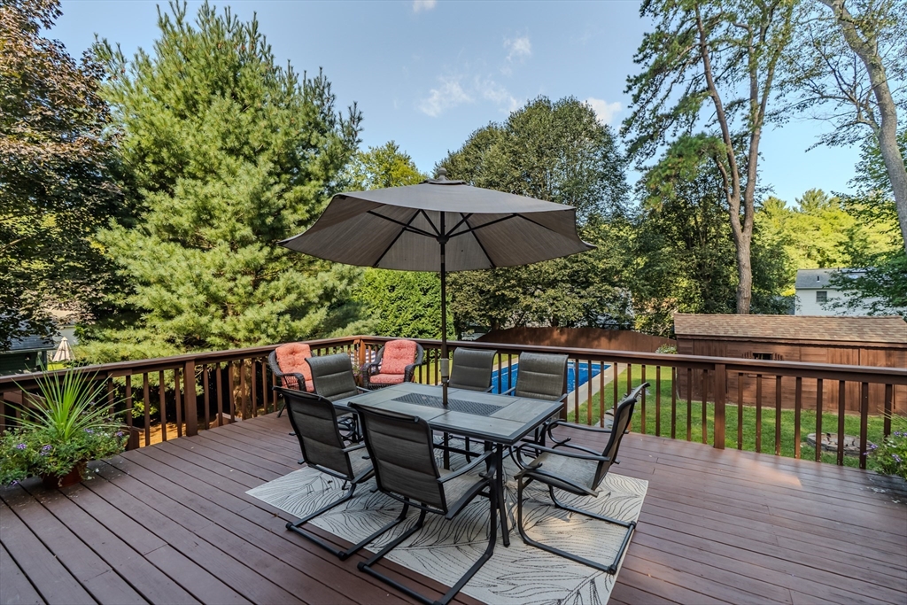 447 Ryan Road Northampton, MA 01062 - Photo 11 of 42 a view of balcony with wooden floor and outdoor seating