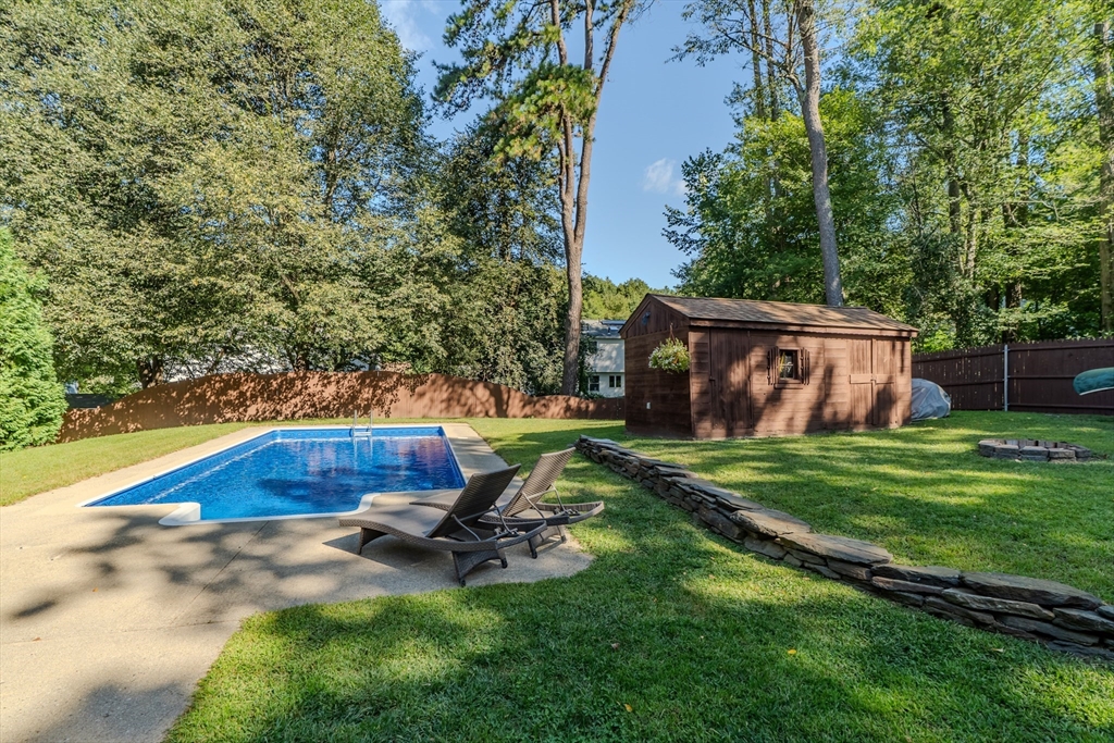 447 Ryan Road Northampton, MA 01062 - Photo 28 of 42 a view of a backyard with chairs and garden