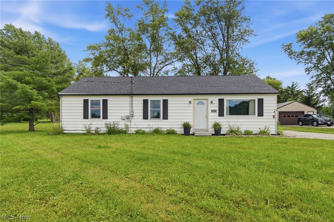 3471 State Rte 5 Newton Falls, OH 44444 - Photo 25 of 31 Ranch-style residence featuring white siding and a dark shingle roof