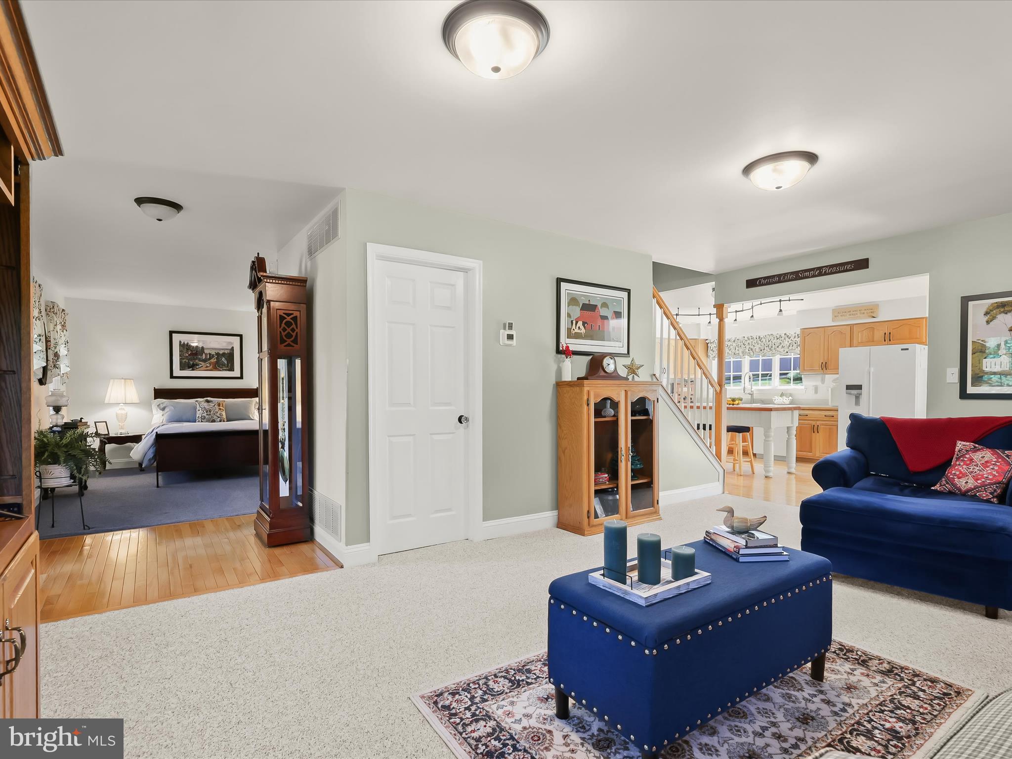 2913 Duncan Road White Hall, MD 21161 - Photo 18 of 85 a living room with furniture and a flat screen tv