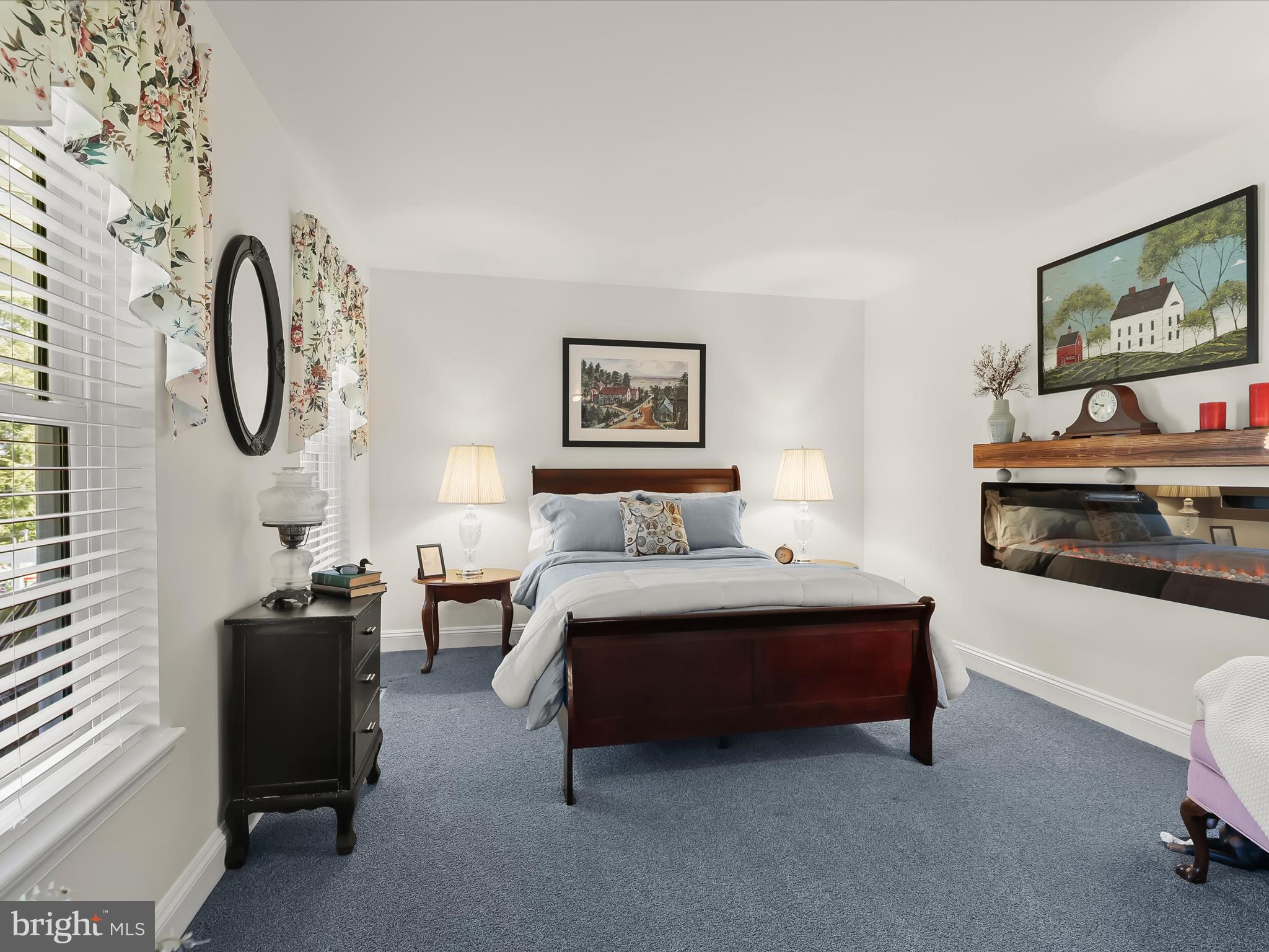 2913 Duncan Road White Hall, MD 21161 - Photo 19 of 85 a spacious bedroom with a bed and a flat screen tv