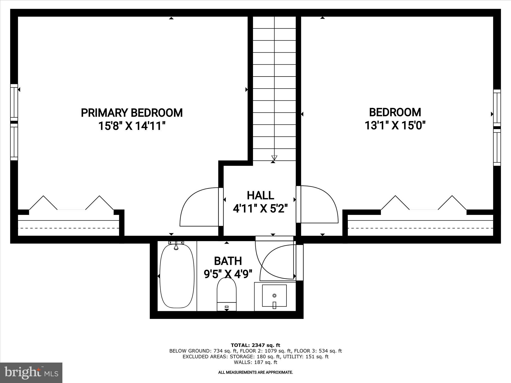 2913 Duncan Road White Hall, MD 21161 - Photo 82 of 85 Upper Level Floor Plan