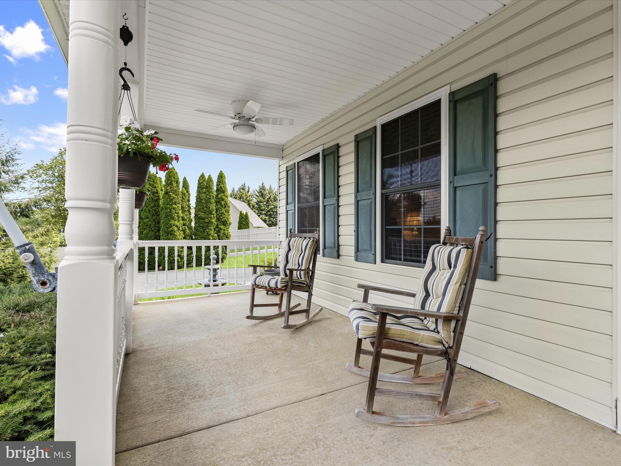 2913 Duncan Road White Hall, MD 21161 - Photo 10 of 85 a view of a patio with a table and chairs and potted plants