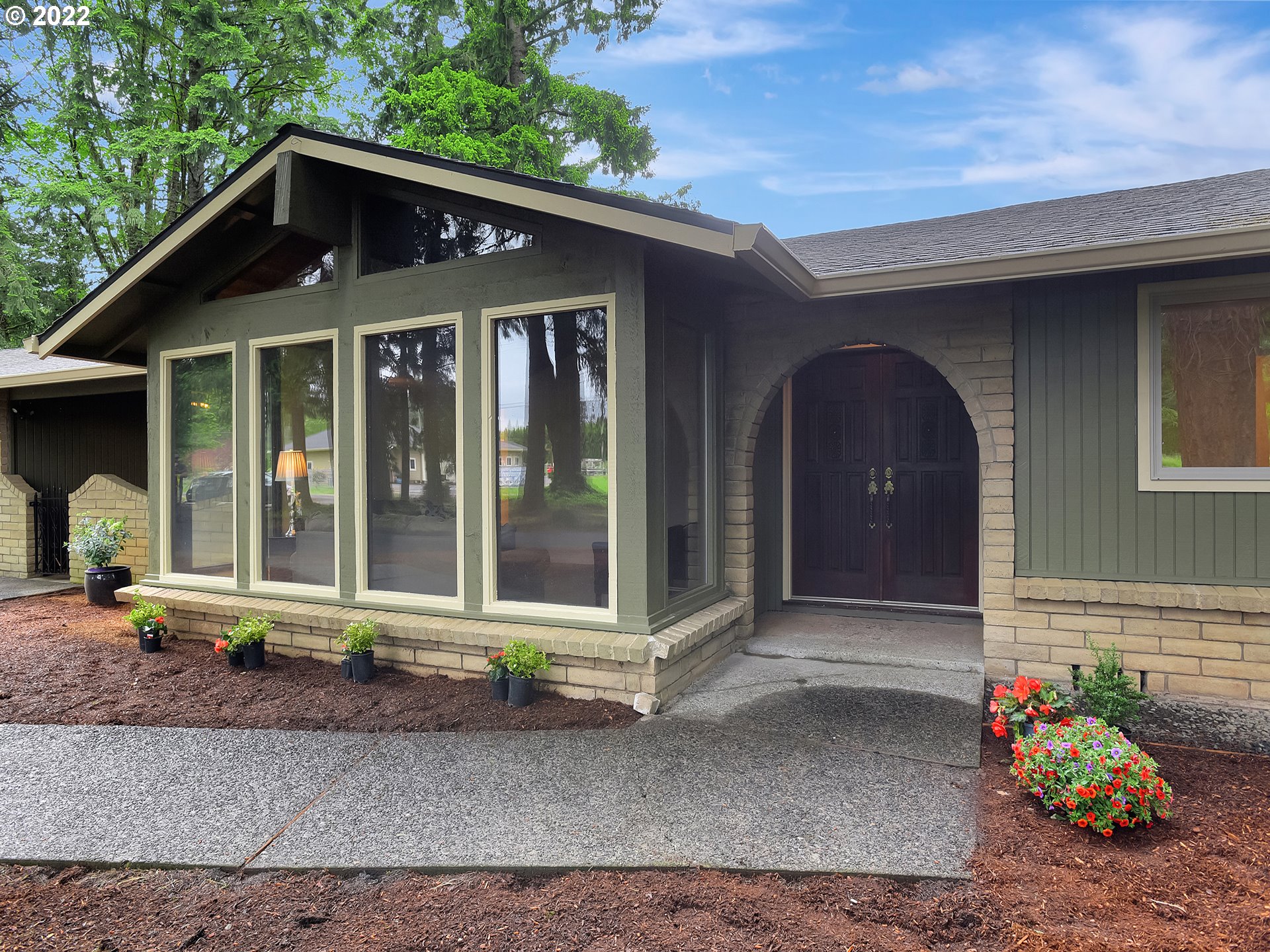 37490 Southeast Dunn Road Sandy, OR 97055 - Photo 4 of 29 a front view of a house with a yard