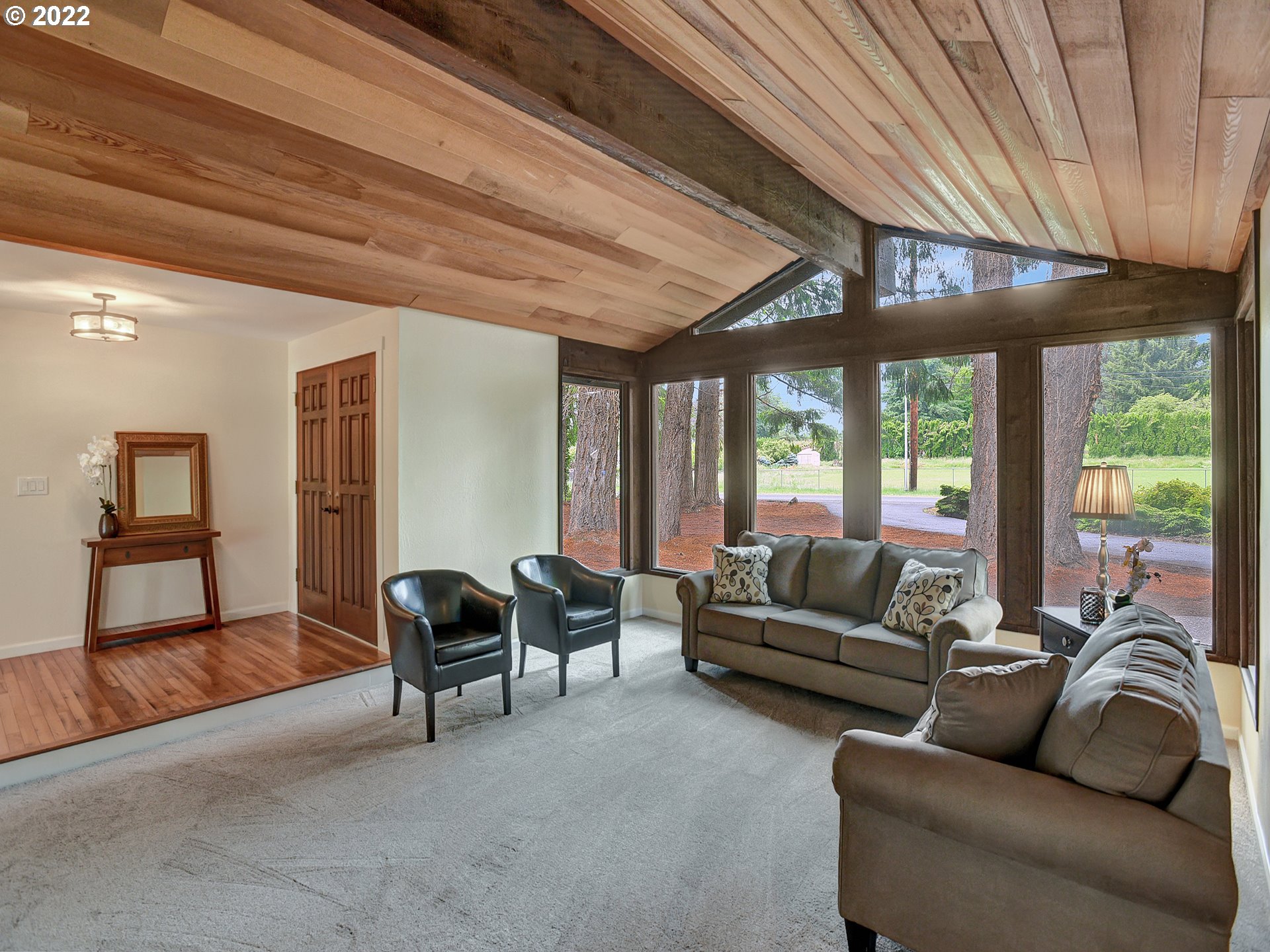 37490 Southeast Dunn Road Sandy, OR 97055 - Photo 5 of 29 a living room with furniture and a large window