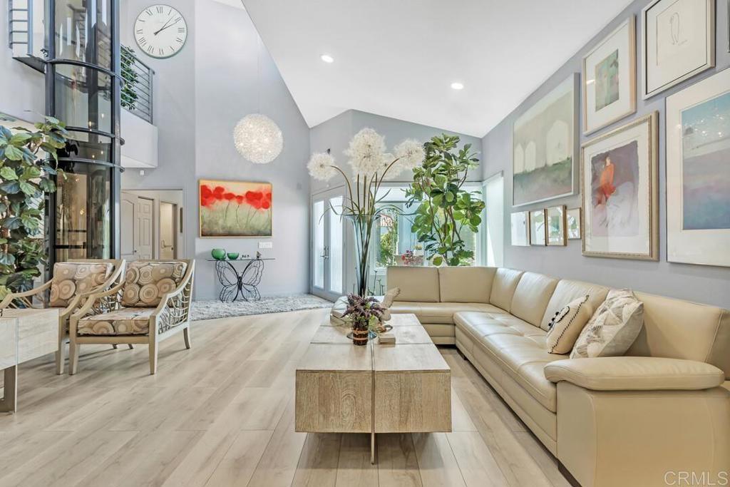 Stunning interior with high ceilings and private elevator