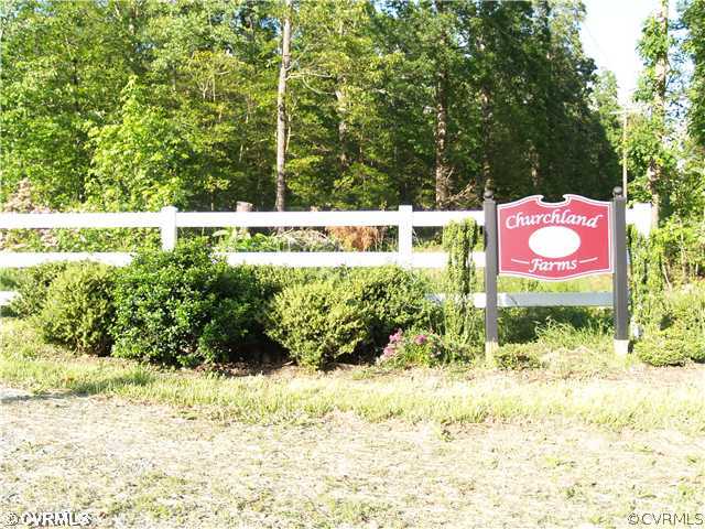 0 North Point Road Lanexa, VA 23089 - Photo 1 of 5 Land/Lot - Entrance to Churchland Farms