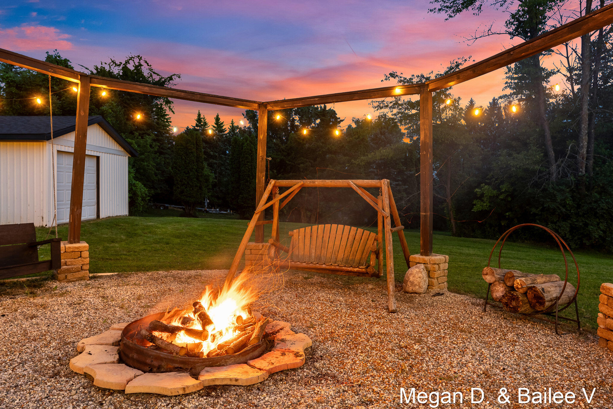 11860 5 Mile Road Northeast Lowell, MI 49331 - Photo 61 of 75 Gazebo / Firepit