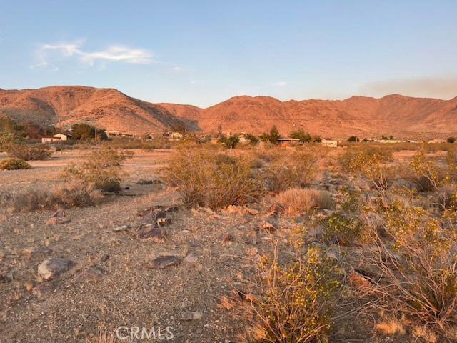 20 Old Mine Road Apple Valley, CA 92307 - Photo 4 of 6 a view of a mountain in the distance in a field