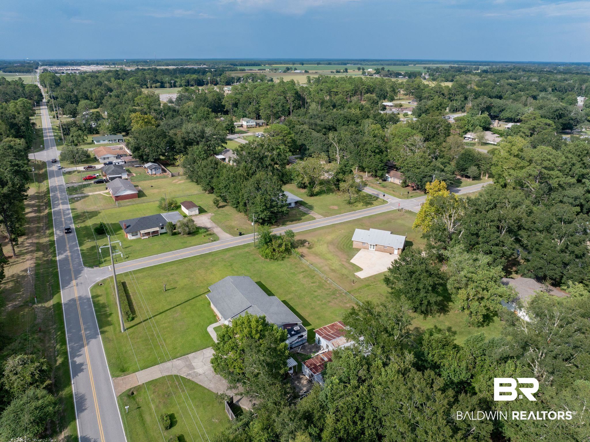 1107 North Oak Street Loxley, AL 36551 - Photo 33 of 40 Birds eye view of property