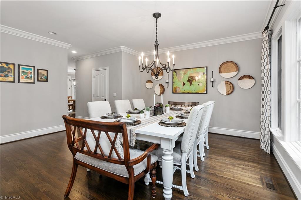 8302 Linville Oaks Drive Oak Ridge, NC 27310 - Photo 11 of 46 Massive dining room!