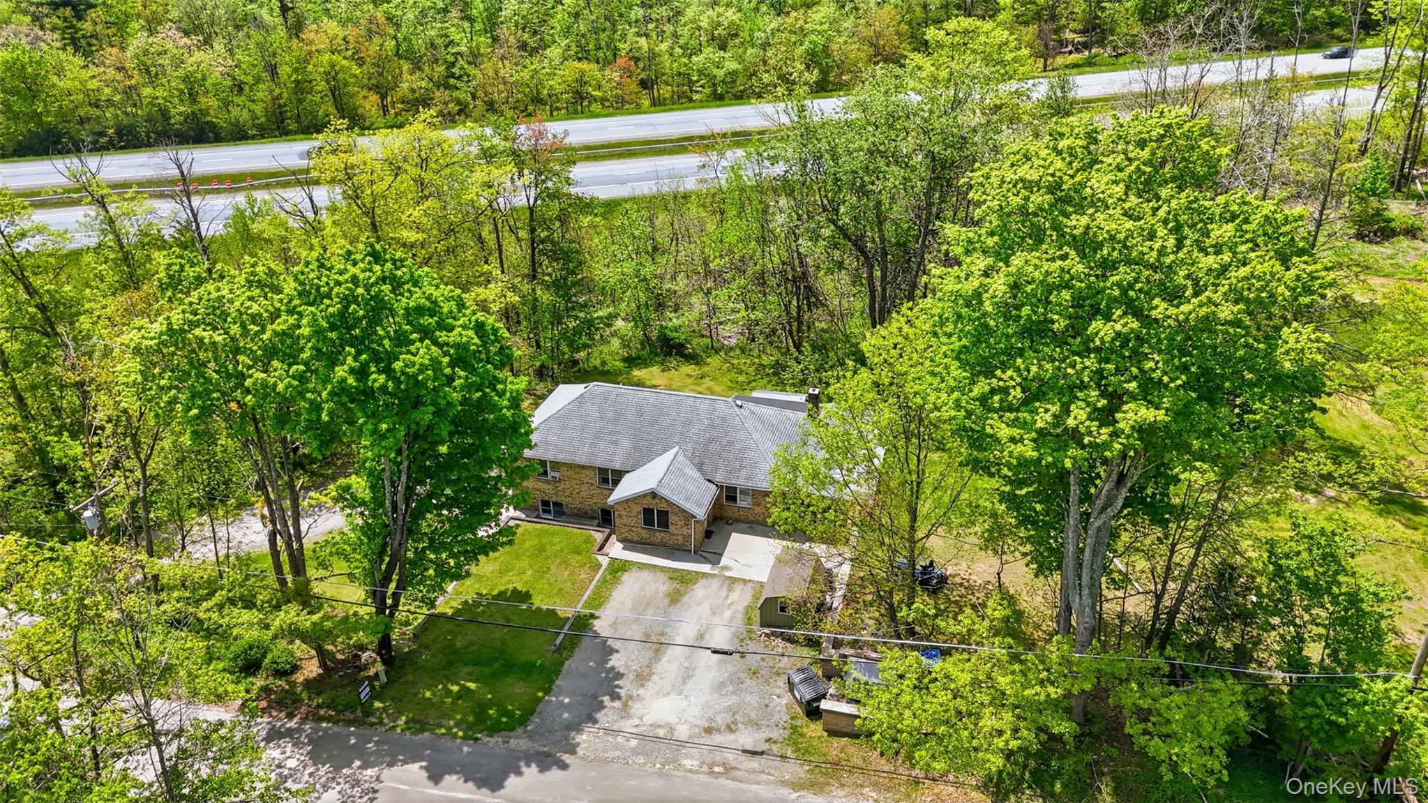 6 Short Road Wurtsboro, NY 12790 - Photo 12 of 48 a aerial view of a house with a yard