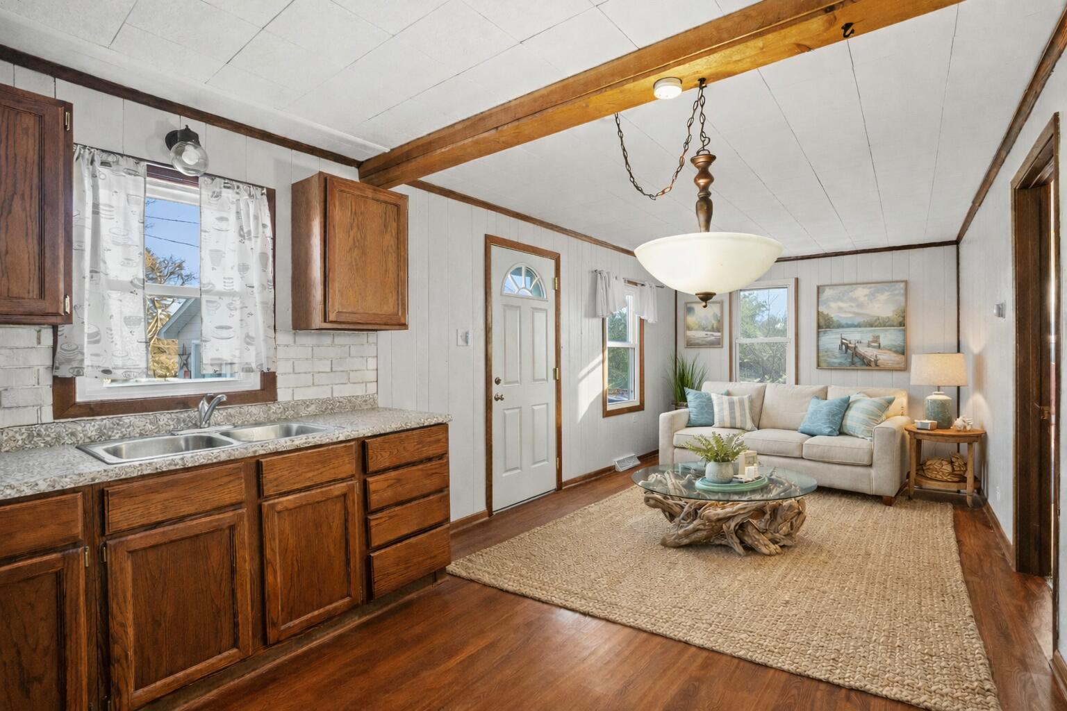 6436 Channel Road, Unit 6436A Waterford, WI 53185 - Photo 9 of 16 Unit 2 kitchen and living room