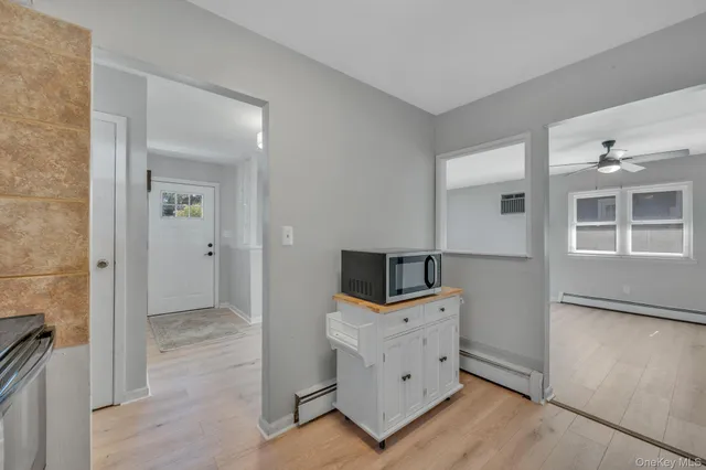 wooden floor and window in a room