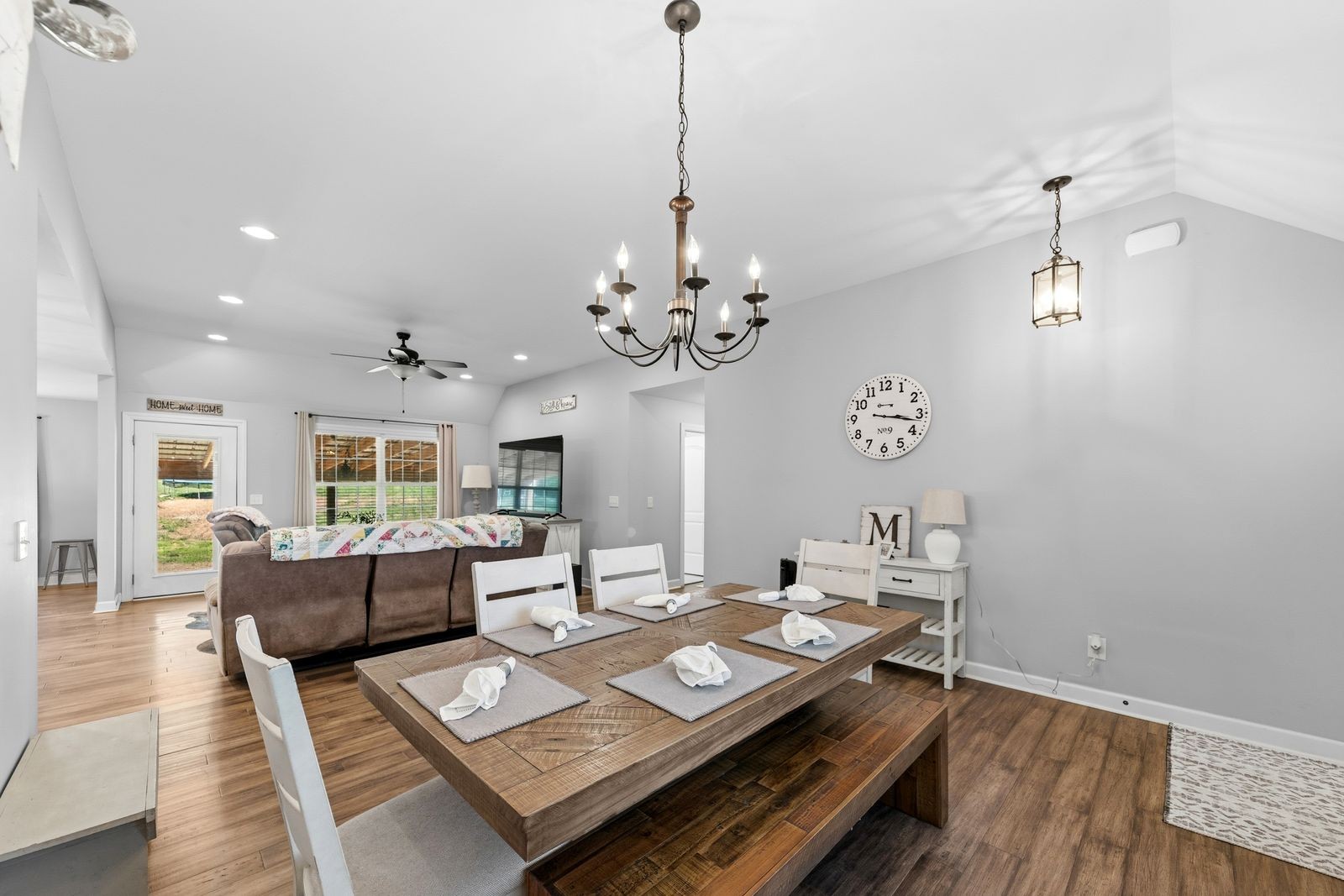 3036 Valley Creek Road Culleoka, TN 38451 - Photo 14 of 56 a living room with dining table and a couch