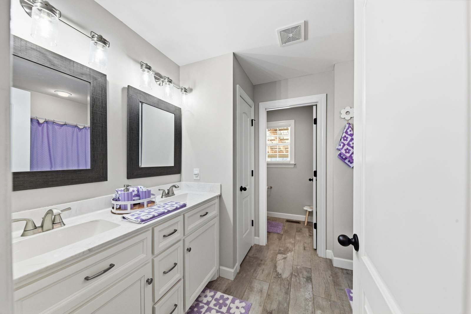 3036 Valley Creek Road Culleoka, TN 38451 - Photo 40 of 56 a bathroom with a sink vanity tub and shower