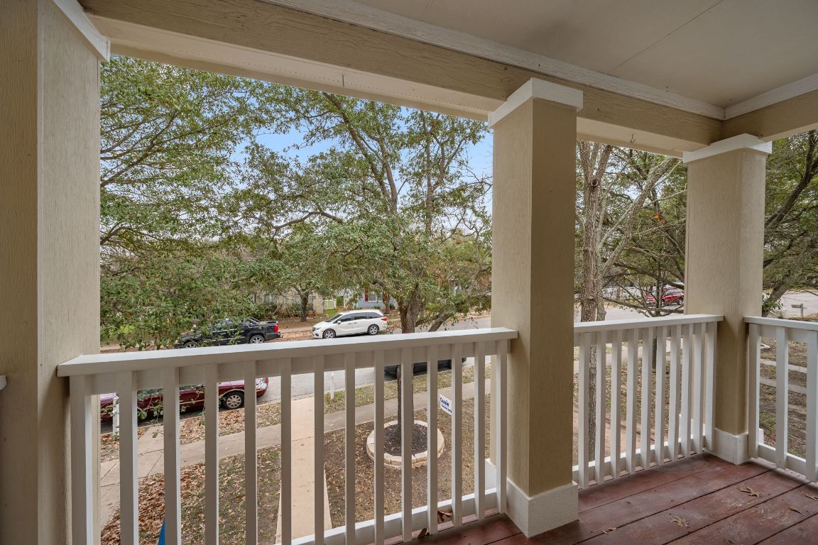 6095 Negley, Unit A Kyle, TX 78640 - Photo 20 of 40 a view of a wooden deck