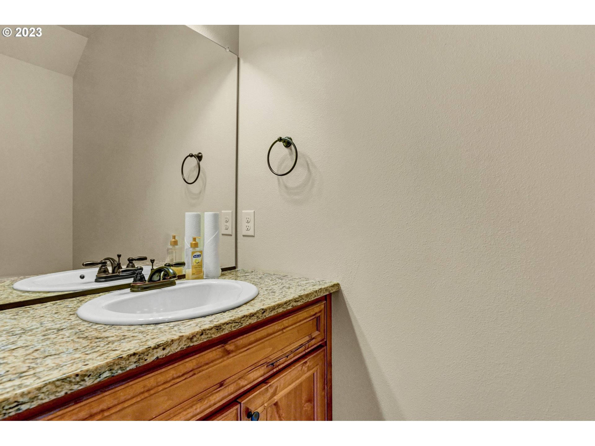 235 North 33rd Court Ridgefield, WA 98642 - Photo 11 of 30 a bathroom with a sink and a mirror