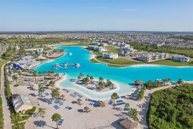 an aerial view of ocean residential house with outdoor space