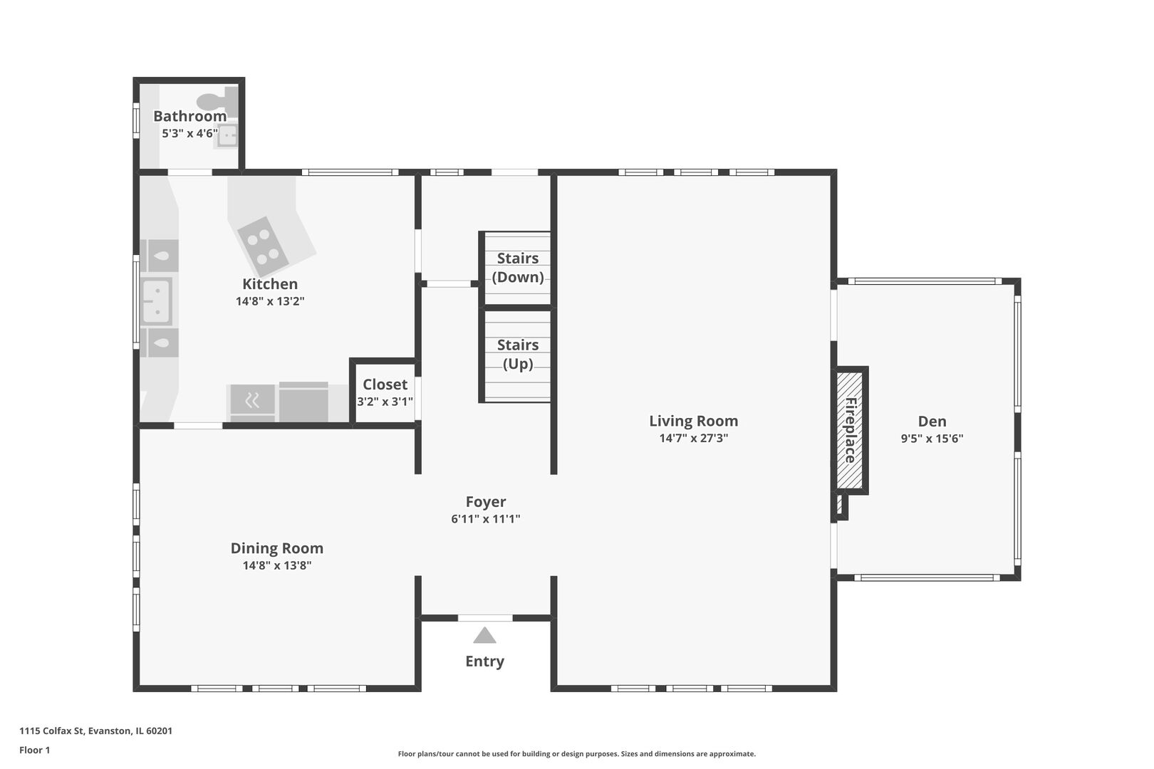 1115 Colfax Street Evanston, IL 60201 - Photo 59 of 63