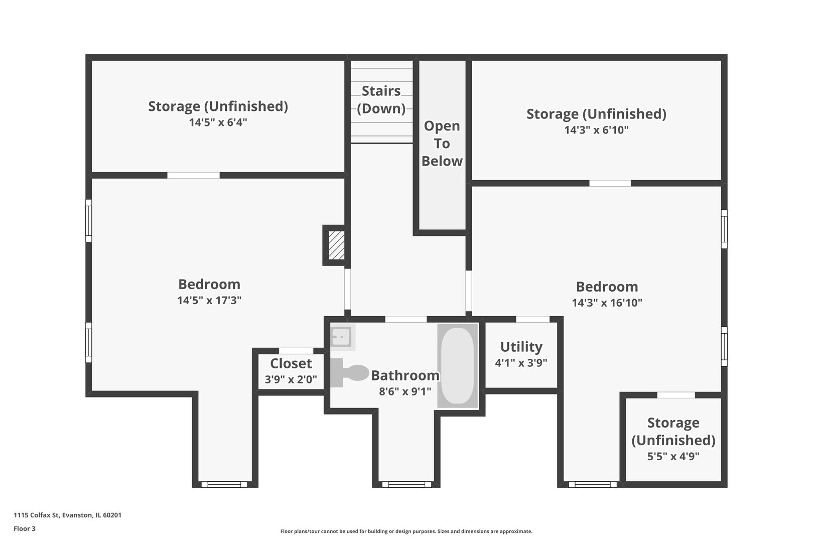 1115 Colfax Street Evanston, IL 60201 - Photo 61 of 63