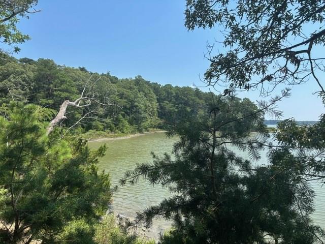 7 T Hungars Point, Unit 7T Machipongo, VA 23405 - Photo 12 of 32 a view of a lake with a mountain in the background
