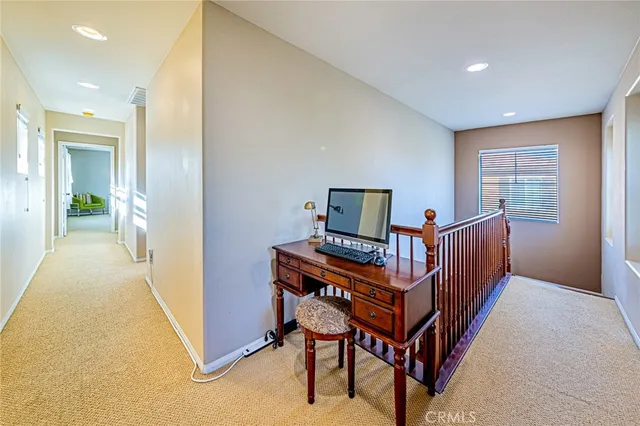 a view of a livingroom with furniture