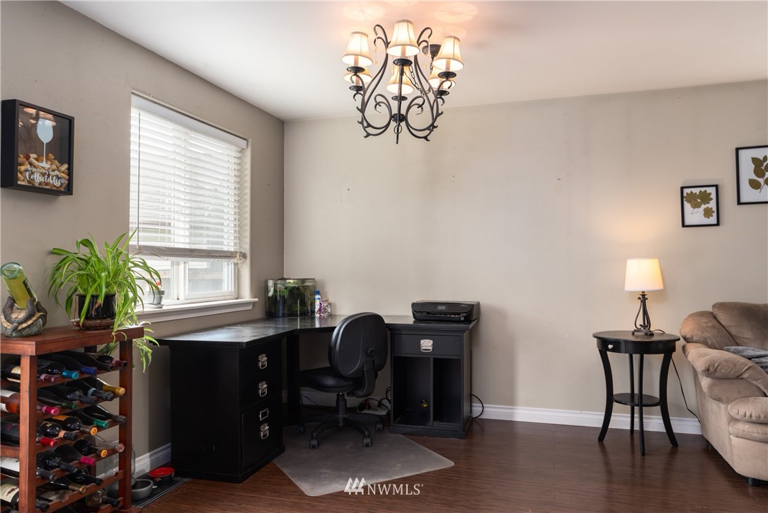408 Rohrer Loop Sedro-Woolley, WA 98284 - Photo 11 of 20 a view of a workspace with furniture and a window
