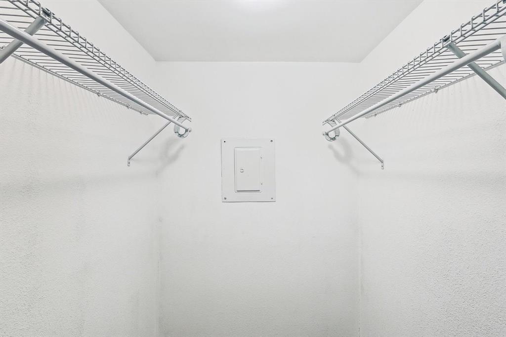 9805 Walnut Street, Unit 201 Dallas, TX 75243 - Photo 12 of 26 a view of small space with racks on the wall