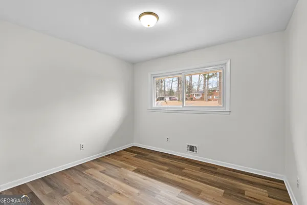 a view of an empty room