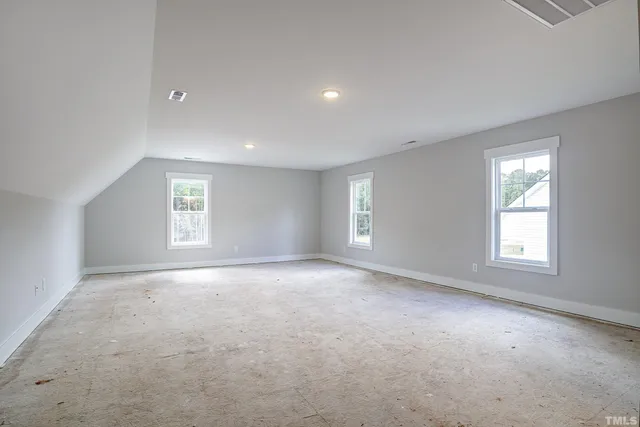 a view of a lake with a mountain in the background