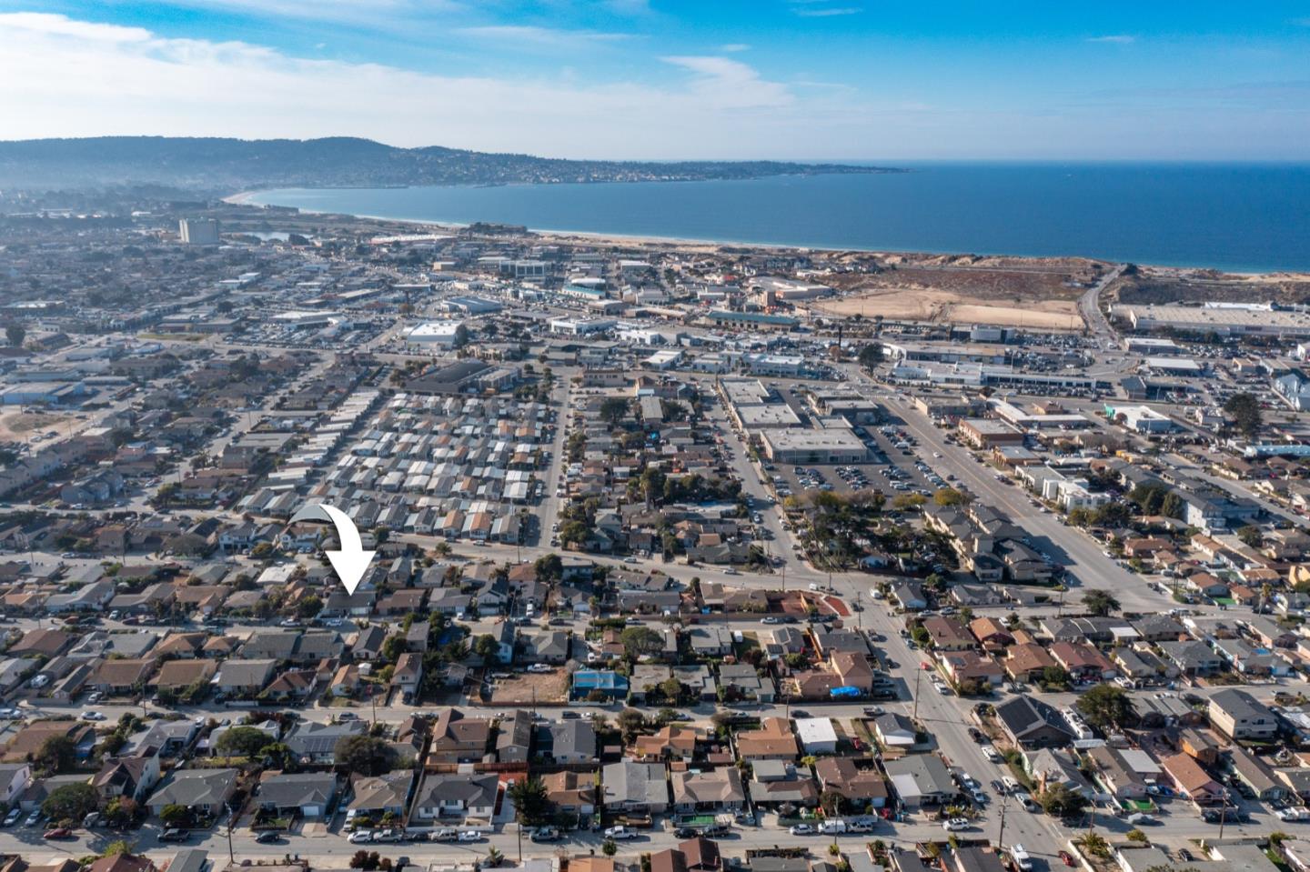 1693 Goodwin Street Seaside, CA 93955 - Photo 42 of 43 an aerial view of residential building and ocean