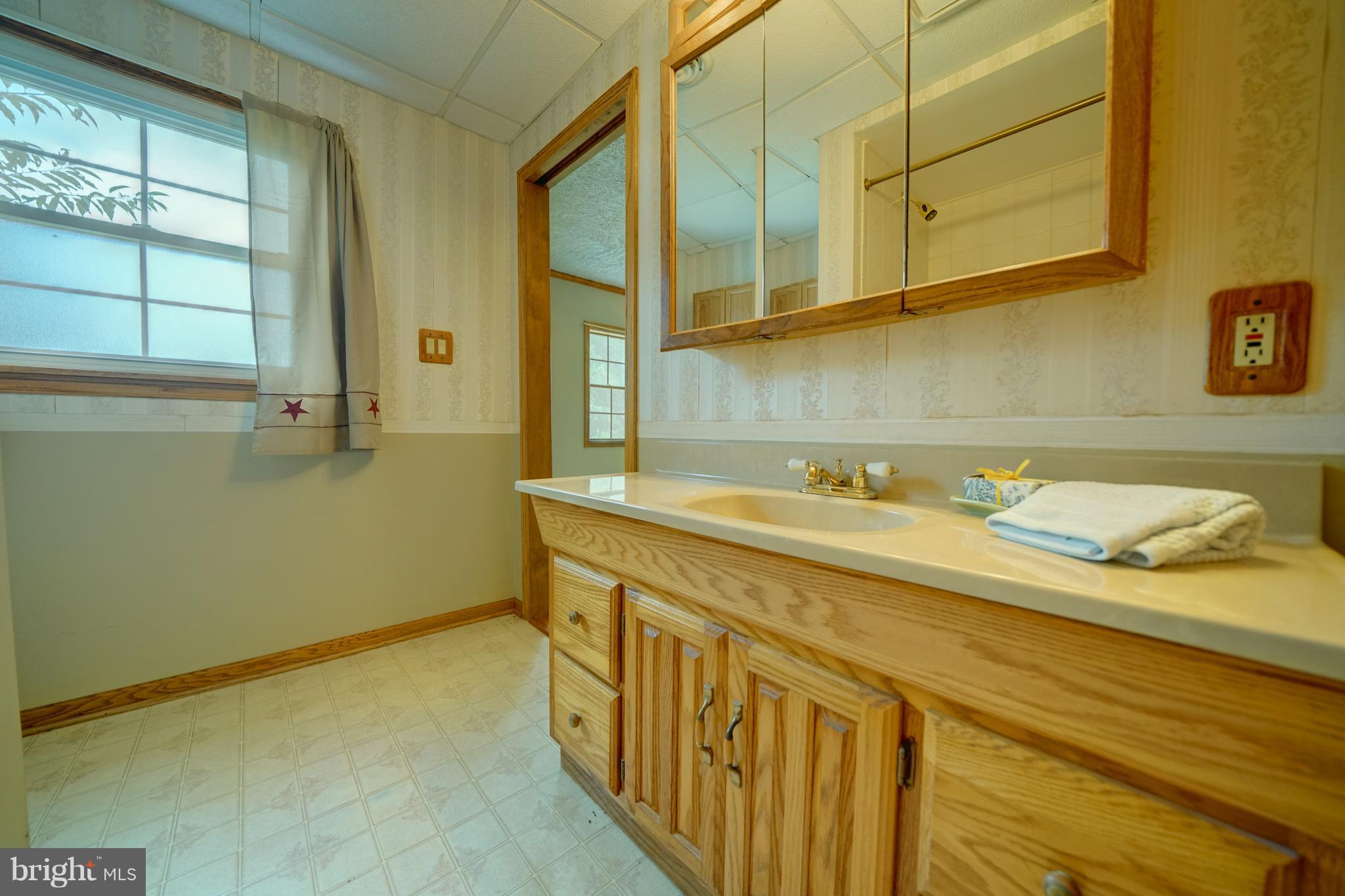 241 Burns Crossing Road Severn, MD 21144 - Photo 20 of 30 a bathroom with a sink and a mirror