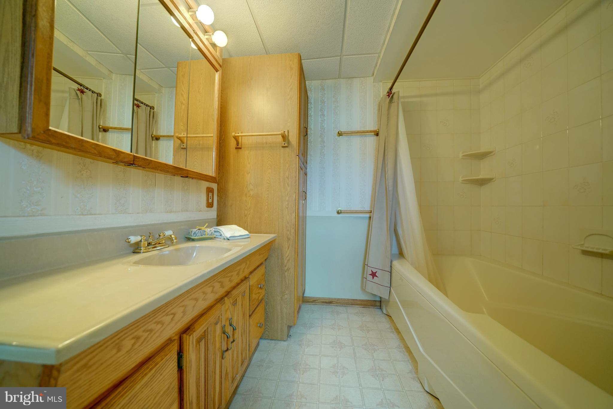 241 Burns Crossing Road Severn, MD 21144 - Photo 21 of 30 a bathroom with a tub sink and mirror