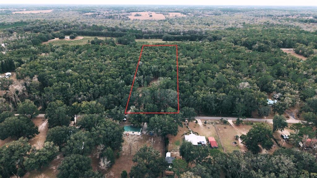 6016 Southwest 52nd Terrace Lake Butler, FL 32054 - Photo 8 of 10 an aerial view of residential house with outdoor space and trees all around
