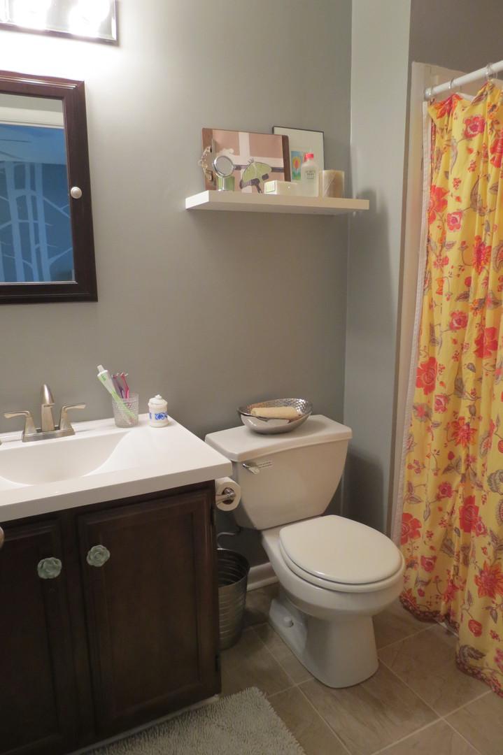 805 Castalia Drive Cary, NC 27513 - Photo 5 of 9 a bathroom with a sink mirror vanity and toilet