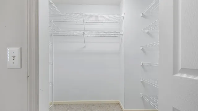 a view of walk in closet