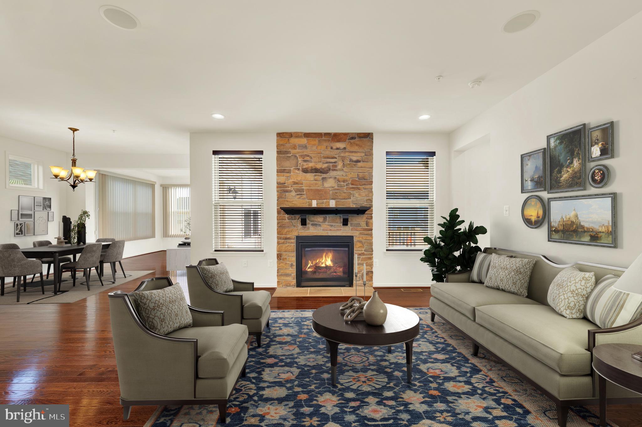 2006 Benton Way Frederick, MD 21702 - Photo 7 of 92 Living Room Gas Fireplace