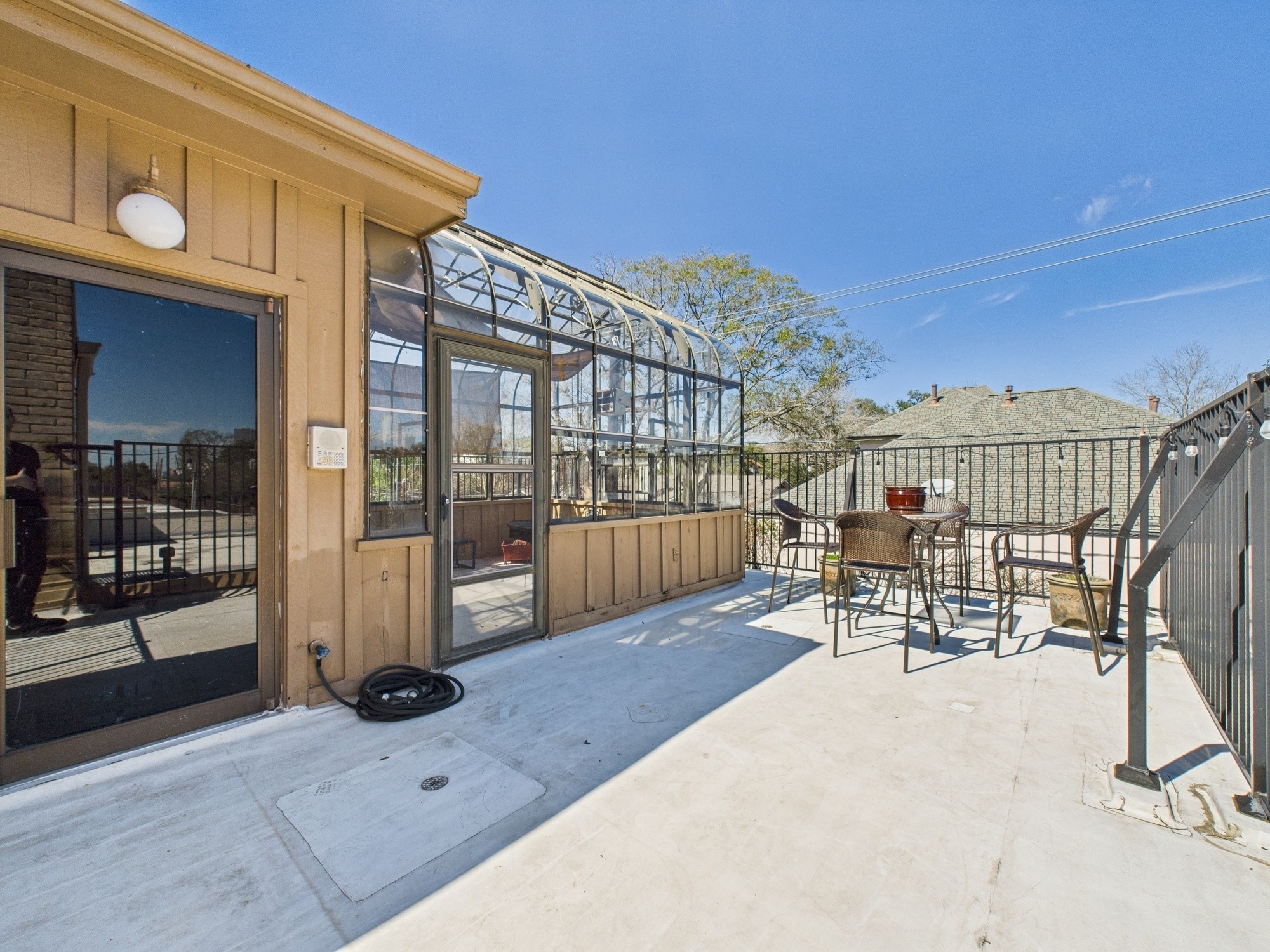 7608 Del Monte Drive Houston, TX 77063 - Photo 42 of 46 Great space for elevated outdoor entertaining