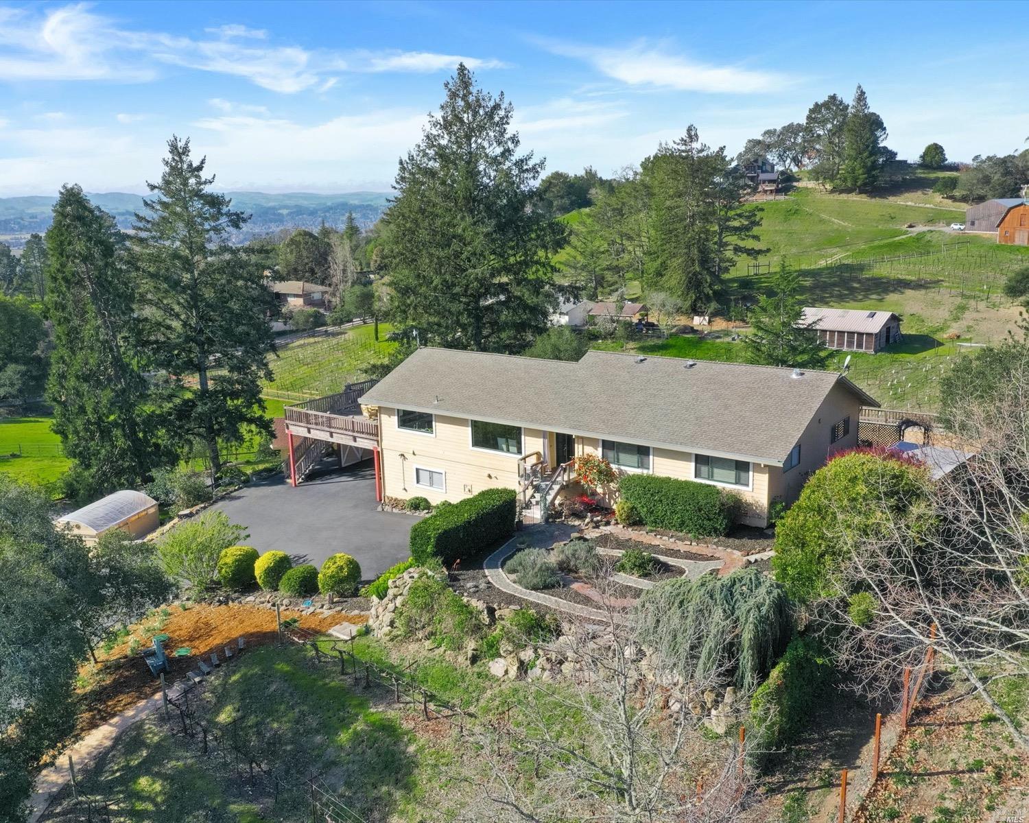 4877 Grange Road Santa Rosa, CA 95404 - Photo 1 of 1 an aerial view of a house