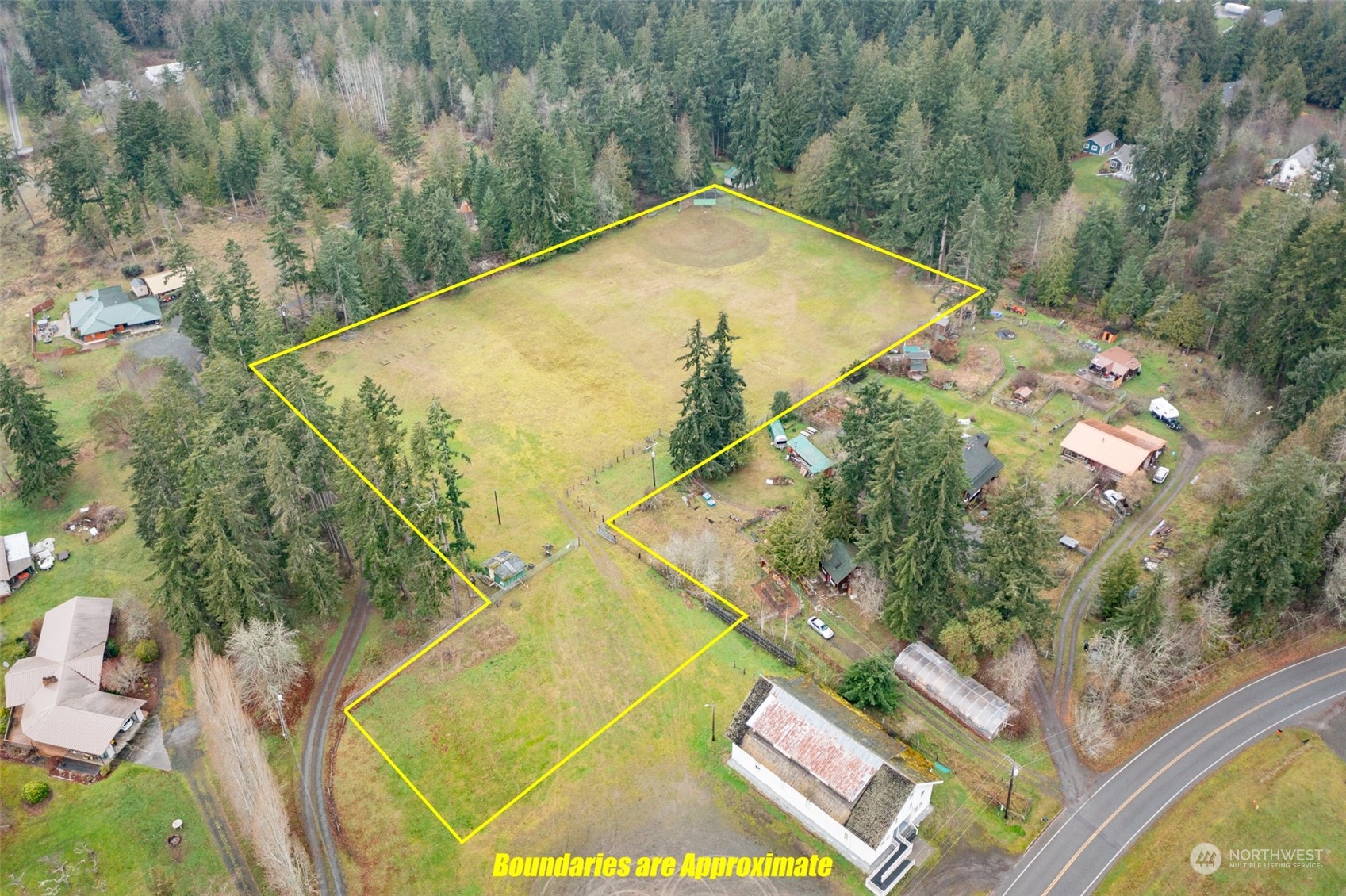 161 Lake Farm Road Port Angeles, WA 98362 - Photo 3 of 40 a view of a backyard