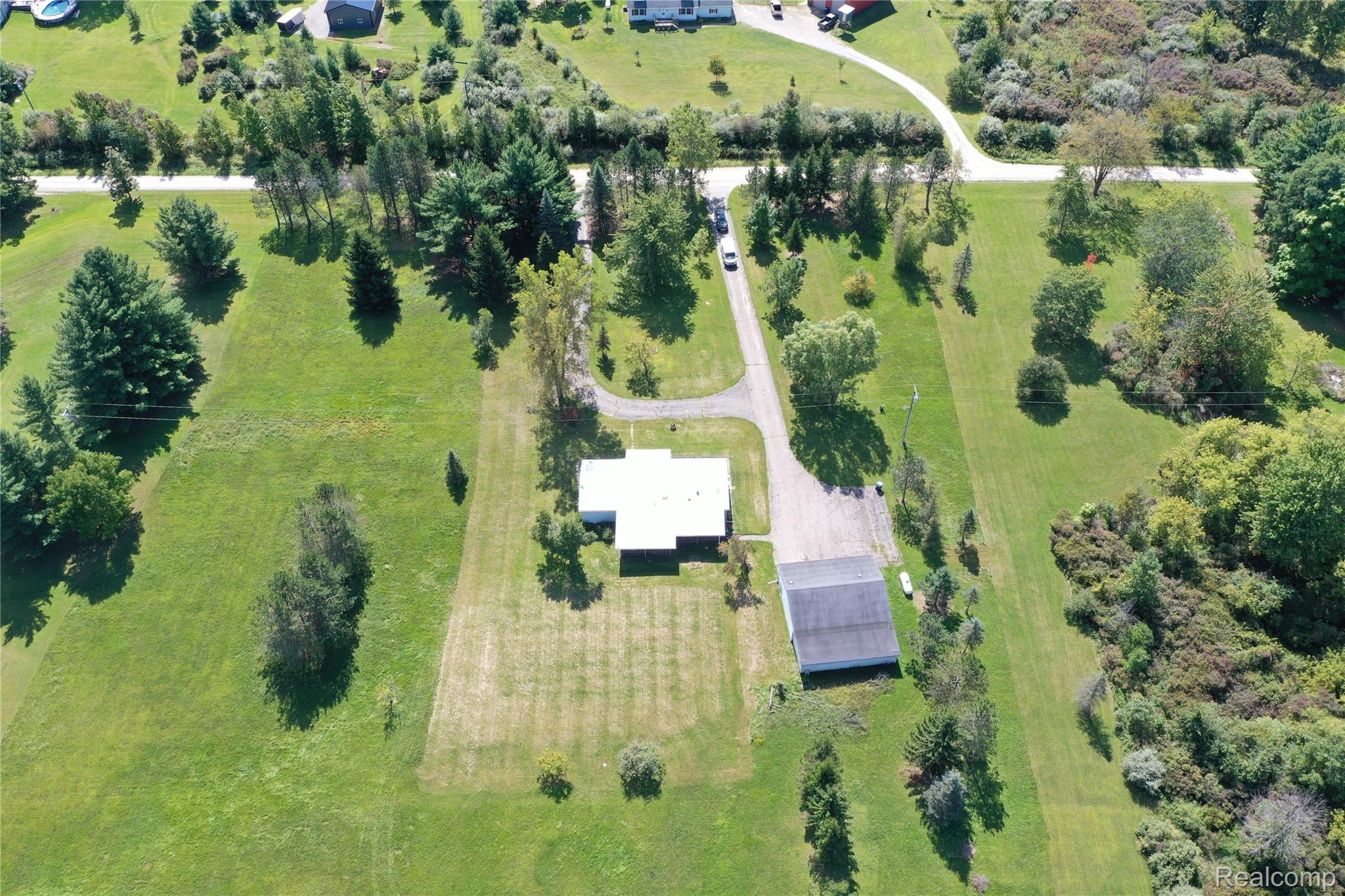 13566 Kaufman Road Capac, MI 48014 - Photo 33 of 50 Aerial view of property's location with rural landscape