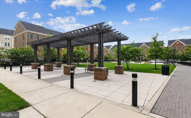 a living room with a large window