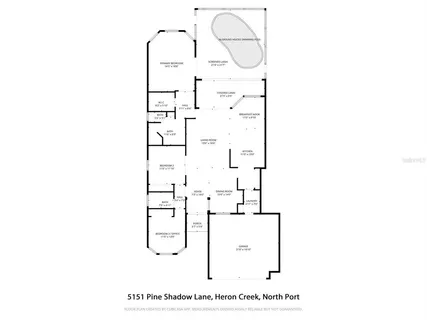 a picture of a room with wall painting